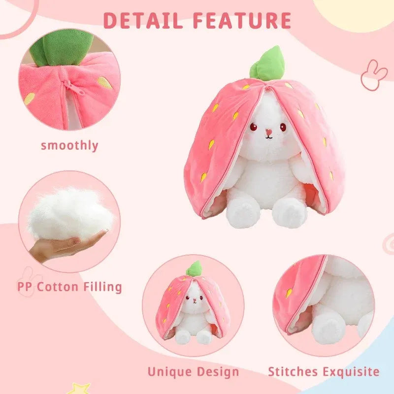 2-in-1 Convertible Bunny Plush