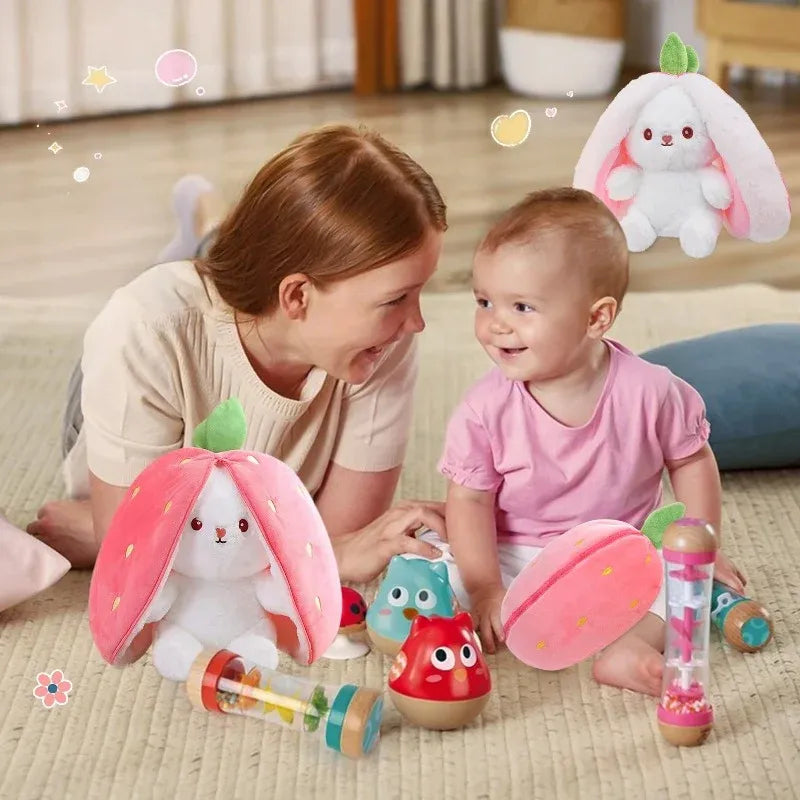 2-in-1 Convertible Bunny Plush