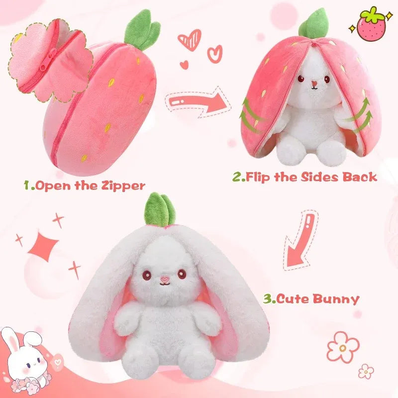 2-in-1 Convertible Bunny Plush