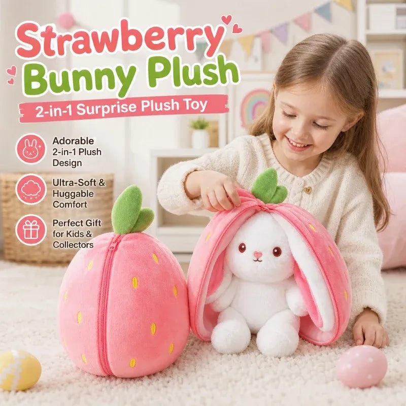 2-in-1 Convertible Bunny Plush