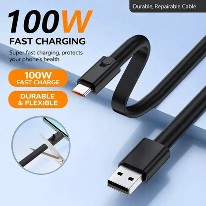 100W Self-Repairing Charging Cable