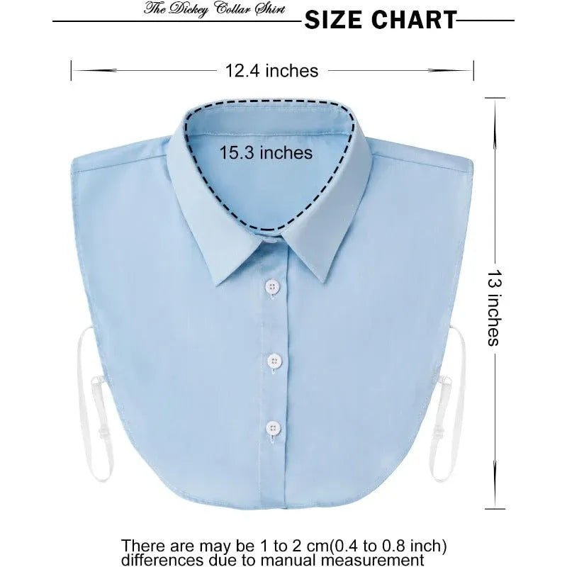 100% Cotton Detachable Collar