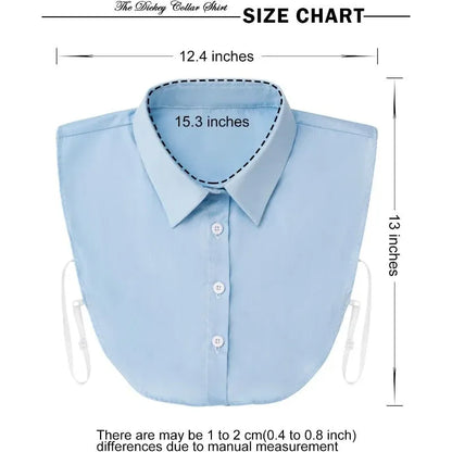 100% Cotton Detachable Collar
