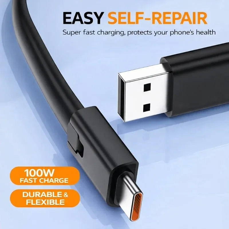 100W Self-Repairing Charging Cable