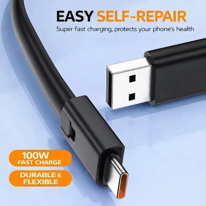 100W Self-Repairing Charging Cable